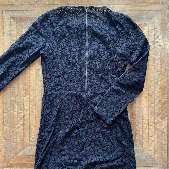 Aritzia Talula Black long sleeved lace dress - Picture 2 of 6